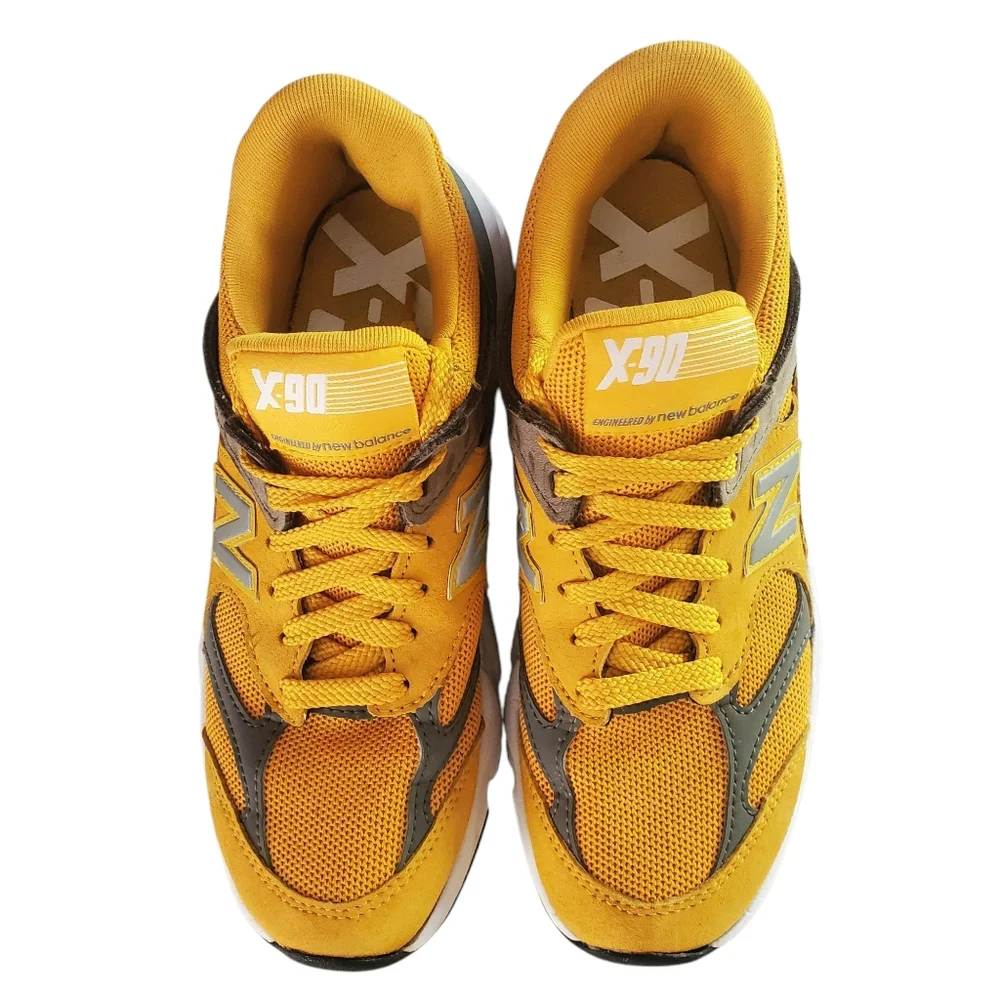 NEW BALANCE X-90 'Goldrush' Reconstructed Limited Edition Training Sneakers SZ 7